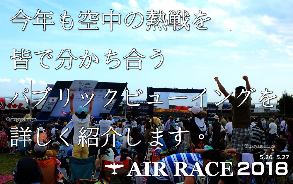 レッドブル・エアレース浦安パブリックビューイング会場