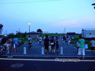浦安花火大会　穴場　高洲海浜公園