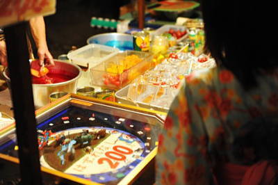 浦安花火大会の風景