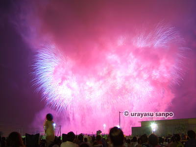 浦安花火大会の席選び