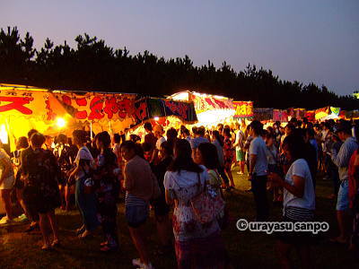 浦安花火大会　屋台