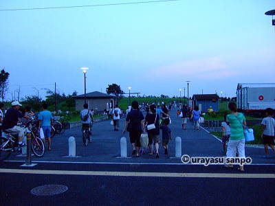 浦安花火大会　高洲海浜公園