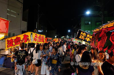 浦安盆踊り大会　屋台
