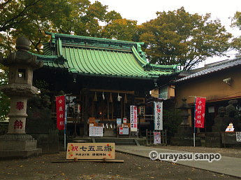 浦安で七五三　清瀧神社