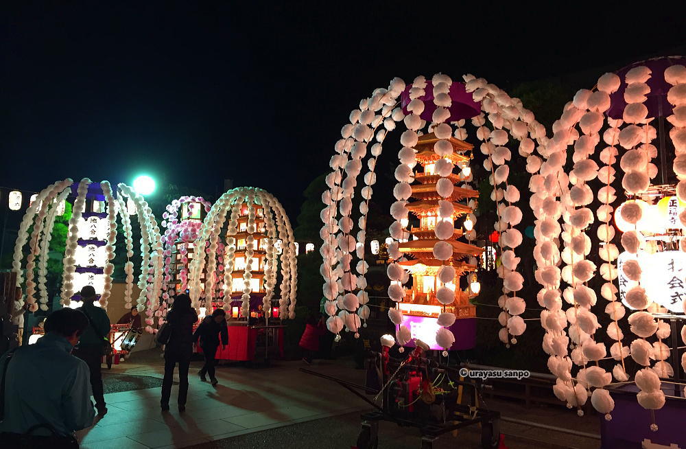 浦安のお会式　万灯行列